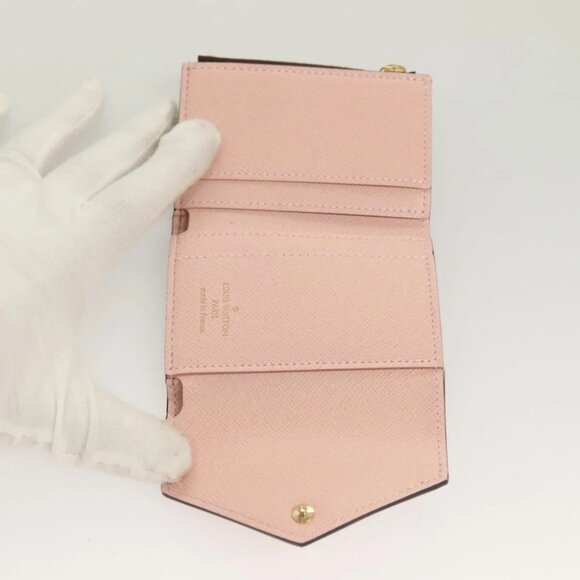 LOUIS VUITTON Monogram Portefeuille Zoe Wallet Pink M62933 LV Auth 125843 - Picture 10 of 16